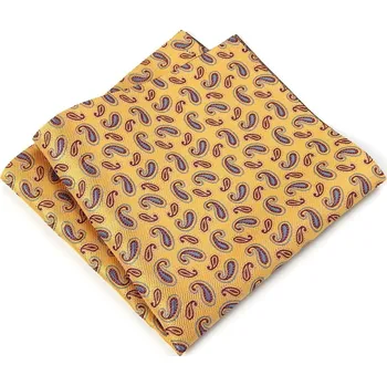 Pánské sako HEDVA ČESKÝ BROKÁT Kapesníček PESh 400 turek žlutá