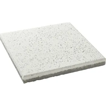 Venkovní dlažba Betonová dlažba Fatima 40 x 40 x 4 cm tryskaná bílá