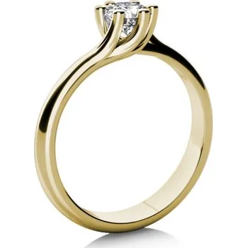 Prsten Couple, Zásnubní prsten Loraine, žluté zlato a zirkon, vel.: 54, ø17,2 mm, 6810627-0-54-1