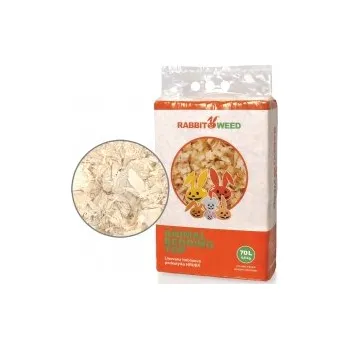 Podestýlka pro hlodavce Rabbit Weed hobliny hrubé 60l