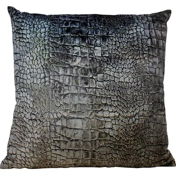 Dekorativní polštářek Sametový polštář s motivem krokodýlí kůže - 45*45*10cm