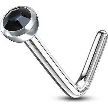Piercing Šperky4U Zahnutý piercing do nosu - N01149-K