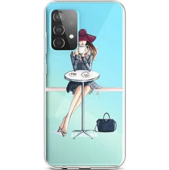 Pouzdro na mobilní telefon Kryt Samsung A52 silikon Lady 6 (obal neboli pouzdro na Samsung A52)
