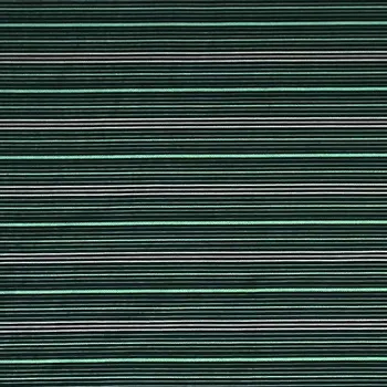 Košilovina černá, tyrkysovo-bílý pruh, š.150