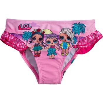 Dívčí oblečení LOL SURPRISE Dívčí plavky L.O.L.SURPRISE PANENKY růžové Velikost: 134