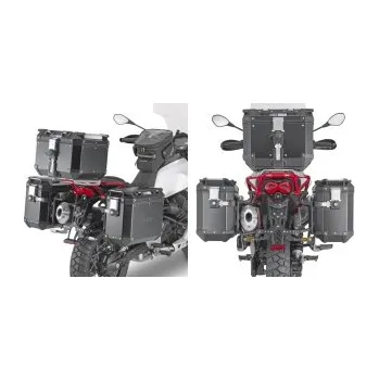 PLOR8203CAM trubkový nosič PL ONE-FIT sundavací pro Moto Guzzi V85 TT (19-23) pro boční kufry OBKN GIVI s.r.l. 343909