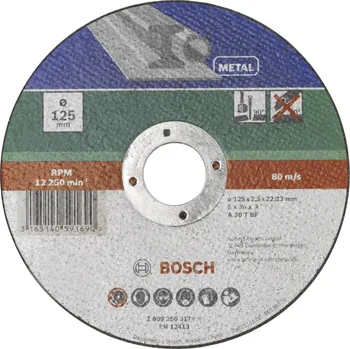 Bosch Accessories A 30 S BF 2609256317 řezný kotouč rovný 125 mm 1 ks kov
