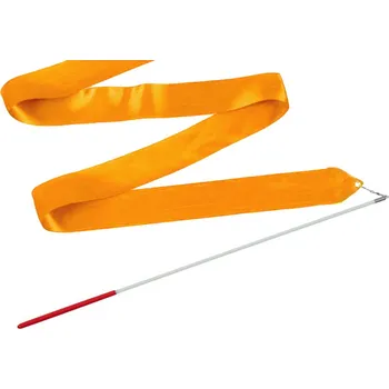 VFstyle světle oranžová Dětská gymnastická stuha s tyčkou 2 m