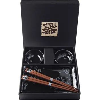 jídelní souprava Made In Japan Sushi Set s hůlkami 4 ks