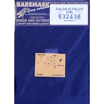 Plastikový model HGW 1/32 Mask Fiat CR.42 Falco (ICM)