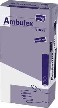 Vyšetřovací rukavice Ambulex Vinyl rukavice nepudrované 100 ks