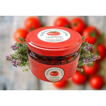 Sušená zelenina Nakládaná sušená rajčata s tymiánem, 220 g