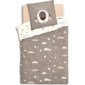 Povlečení Atmosphera for kids Dětské povlečení BEAR, 140 x 200 cm, bavlna, motiv medvěda