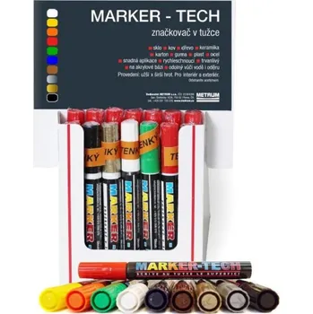 Značkovač v tužce TECH Barva: Zelená, Šířka hrotu: Široký 0704209