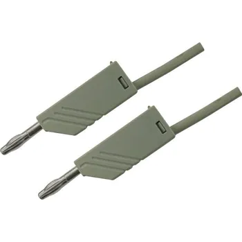 Měřicí kabel SKS Hirschmann MLN 150/2,5 GR měřicí kabel lamelová zástrčka 4 mm lamelová zástrčka 4 mm 1.50 m šedá 1 ks