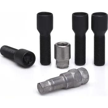 Autodoplněk Pojistné bezpečnostní šrouby M14x1,5x40 kužel, klíč 17/19, SICUTUNE BVT440, černé