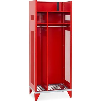 TRITON Skříň pro hasiče IPO, 1780 x 750 x 500 mm - kovová Nožičky:: bez, Držák přilby: základní