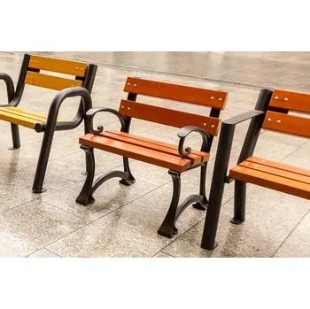 Zahradní lavice PROFICITY Parkové židle GDAŇSK BIS Barevná kombinace: Mahagon