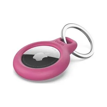 Lokátor Belkin pouzdro na Apple AirTag F8W973btPNK Belkin Bezpečné pouzdro na AirTag s kroužkem na klíče – růžové