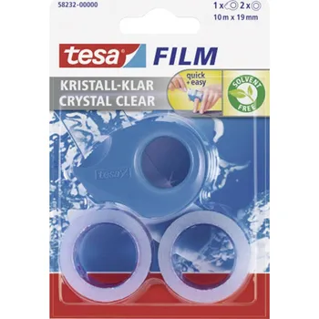 Izolační páska tesa ruční odvíječ lepicí pásky 58232-00 modrá, růžová, bílá Šířka role (max.): 19 mm Délka role (max.) 10 m