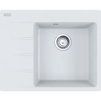 Granitový dřez Dřez Franke CNG 611-62 TL/7 bílá led (doprava zdarma, odkap vlevo)