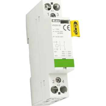 Stykač ELKO EP VS220 -20 110V AC/DC Instalační stykač 2x20A 209970700056