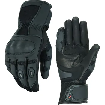 Moto rukavice Pánské motocyklové rukavice Lookwell AERO-PRO černé Velikost: XS