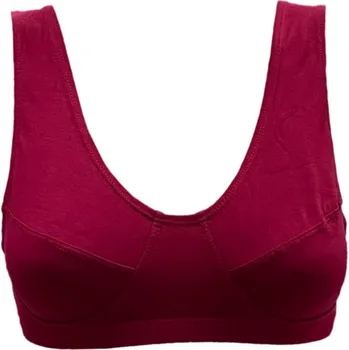 Podprsenka GreeNice Dámské balvněné lambáda podprsenky tinasan N668 Barva: Vínová, Velikost: 100D