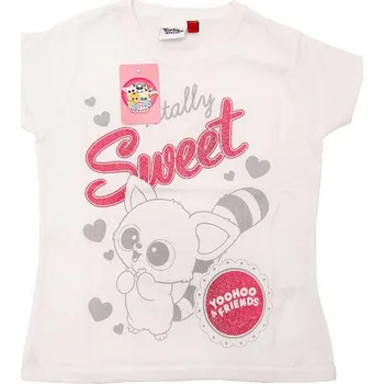 Dívčí tričko YooHoo Friends bílé dívčí tričko Velikost: 104