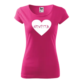 Pánské tričko ON-DESIGN Tričko na rozlučku se svobodou NEVĚSTA Velikost: 2XL, Barva: purpurová