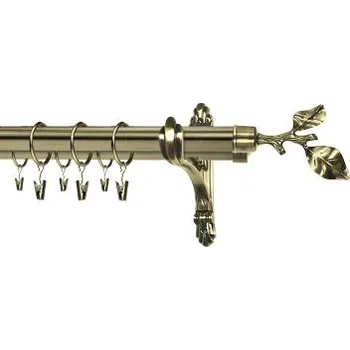 Garnýž Kovové garnýže dvouřadé 25 a 19mm - Mosaz