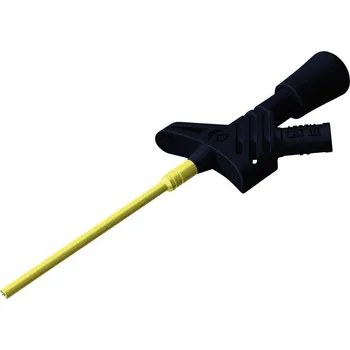 Krokosvorka SKS Hirschmann KLEPS 1600 sw bezpečnostní krokosvorka, konektor 2 mm, CAT II, černá