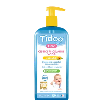 Micelární voda TIDOO BIO Čisticí micelární voda s lněným extraktem a Aloe 500 ml