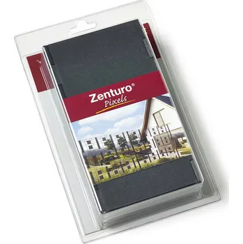 Příslušenství pro plot Pixely, 100 x 50 mm, výplň pro plotové dílce Zenturo, antracit, plast, 30 ks