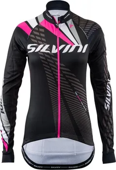 cyklistický dres Silvini Team WD1403 Black/Pink