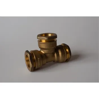 Fitinka V&G Valogin Mosazný svěrný T-kus na PE Průměr: 50 mm