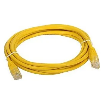 Síťový kabel UTP patch kabel Cat5e 2m žlutý
