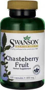 Přírodní produkt Swanson Chasteberry Fruit Drmek Obecný 400 mg 120 cps.
