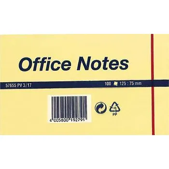 Set školních potřeb tesa samolepící poznámka 57655-00000 125 mm x 75 mm žlutá 100 listů