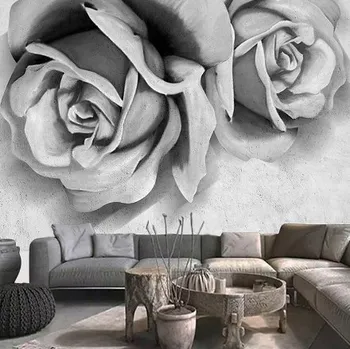 Fototapeta Solution Media 3D tapeta - Cementové růže MU3730 3 - 3D Relief - Vliesová tapeta - 320g/m2
