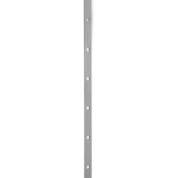 Nábytkové kování Probíjené tyče - plochá ocel 30x8 mm, otvor 14 x14 mm, rozteč 125 mm