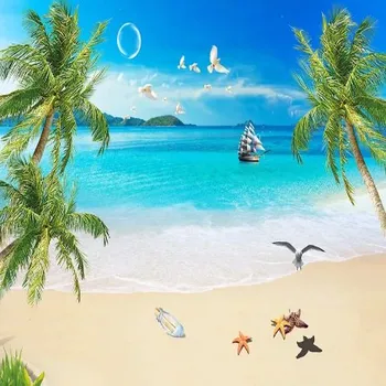 Fototapeta Solution Media 3D tapeta - Karibská zátoka MU3425 1 - Voděodolné plátno - Textilní tapeta omyvatelná - 250g/m2