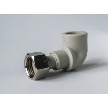 Vodovodní potrubí PPR koleno s převlečnou matkou PN20 Redukce: 25 x 3/4”