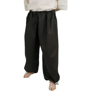 Karnevalový kostým imago Bavlněné kalhoty široké - černé, velikost XL