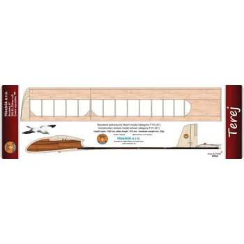 ostatní stavebnice Školní kluzák Terej (stavebnice)