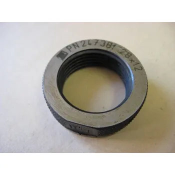 Stavěcí matice pro stavitelné válcové stopky 28X12 CSN 247381