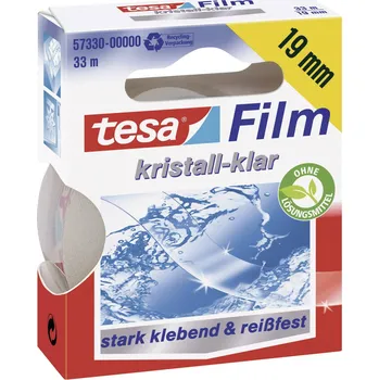 Izolační páska tesa 57330-00000-03 tesafilm křišťálově čistý transparentní (d x š) 33 m x 19 mm 1 ks