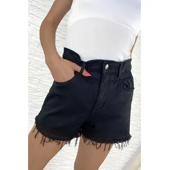 YES!PINK Dámské černé kraťasy WL1846-1 Velikost: XL