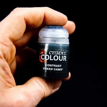 Modelářská barva Citadel Contrast: Creed Camo 18ml - barva na figurky miniatury