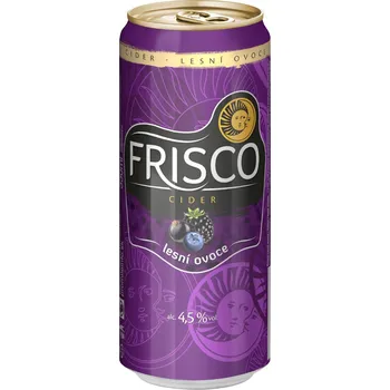 Pivo Frisco lesní ovoce 0,33l plech